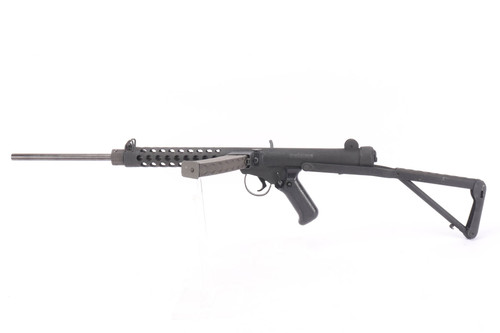 Wise Lite Sterling Sporter 9mm Luger semi-auto rifle - full left side view with folding stock