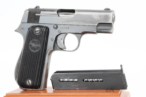 WW2 Nazi Unique Kriegsmodell 7.65mm pistol - right side profile with magazine