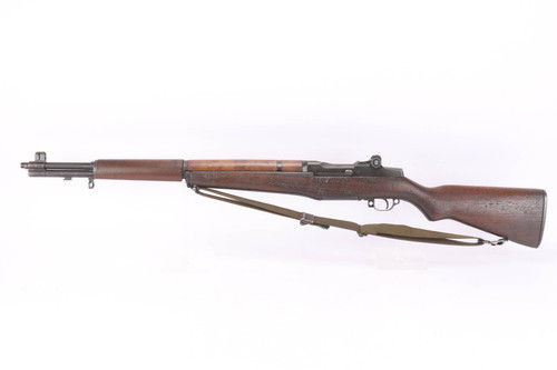 1945 Springfield M1 Garand Danish Issued .30-06 rifle - left side view with web sling