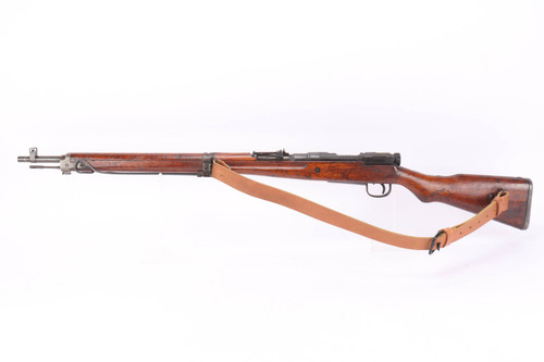 WW2 Kokura Type 99 Arisaka 22nd Series 7.7x58 rifle - left side view with sling