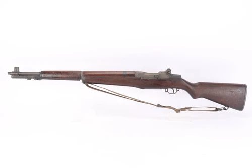 1940 Springfield M1 Garand .30-06 rifle - left side view with nylon sling