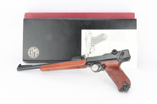 1967 Erma ET-22 Luger .22 LR - shown with inner black box and owner's manual