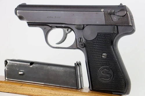 Nazi Sauer 38h Rig - Left Side with Magazine