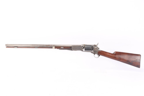 Antique 1857 Colt Model 1855 Revolving Shotgun - left side view