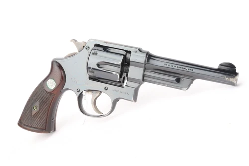 Smith & Wesson .38 Military & Police Hand Ejector revolver, right side