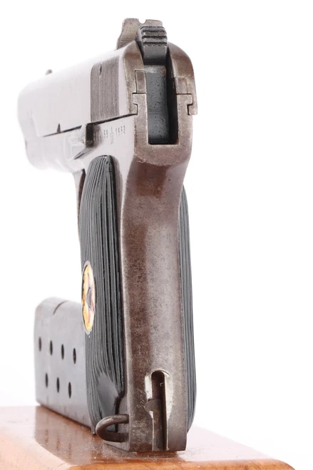 1953 Chicom Tokarev Type 51 7.62x25 - rear view of hammer and grip frame