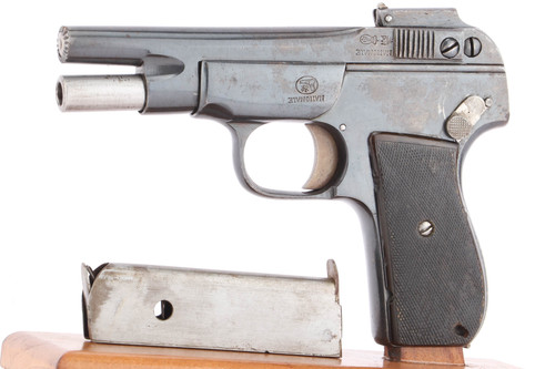 Chinese warlord FN Browning Model 1900 copy 126053 side view with magazine