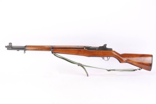1943 Winchester M1 Garand .308 Match rifle - left side view with green canvas sling