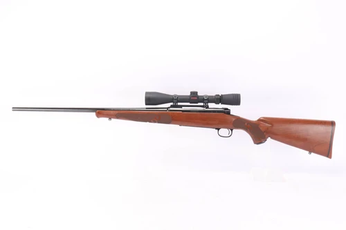Winchester Model 70 XTR Featherweight .270 Win rifle - left side view with scope