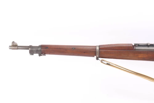 1942 Remington Model 1903 .30-06 rifle - left side of barrel, front sight and handguard