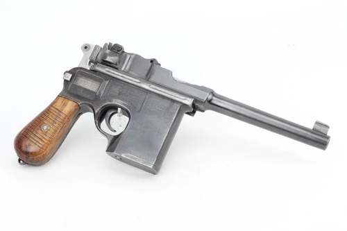 Chinese Shansei Type 17 reproduction .45 ACP broomhandle pistol right side