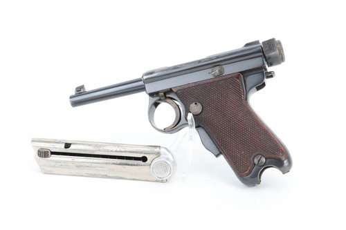 Tokyo Gas & Electric Baby Nambu 7mm - left side with matching magazine