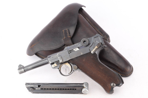 1936 Mauser Luger rig with magazine and 1936 dated holster