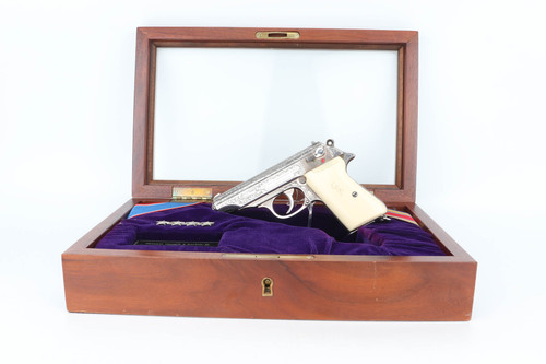 AHF General George S. Patton Walther PP in its walnut presentation case