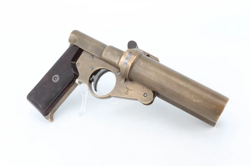 1937 Brass Kriegsmarine Double Barrel Flare Pistol - view 2