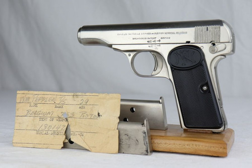 FN Browning Model 1910 - Possible Nazi Capture