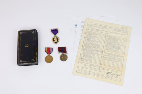 USMC Purple Heart, Medals with Documents - 1
