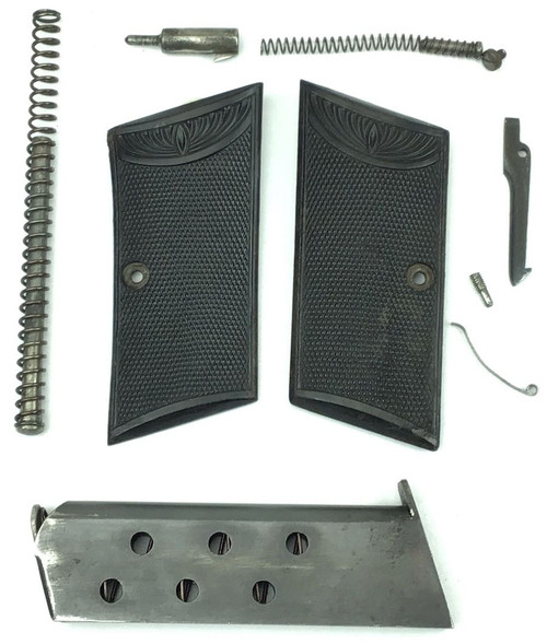 German Behola Menta 7.65 Grips / Magazine / Small Parts - 1