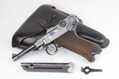 Rare 1938 Navy Mauser Luger Rig - 1