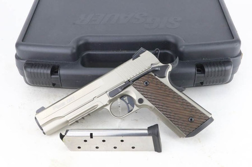 ANIB Sig Sauer Model 1911 - Satin Nickel Finish