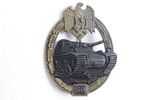 50 Engagement Panzer Badge - 1