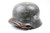 Ex-Winter Camo Double Decal Police Helmet - 1 Ex-Winter Camo Double Decal Police Helmet - 1