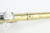 US Historical Society Thomas Jefferson flintlock pistol set in case - second pistol lock close-up