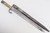 Rare Matching Brass Grip 1891 Argentine Mauser Bayonet - Intact Crest  - 1