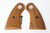 Colt Python I-Frame Wood Checkered Service Grip With Silver Medallions - photo 1 of 5