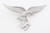 Luftwaffe Silver Eagle Cap Badge - photo 1 of 2