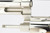 Nickel Smith & Wesson Model 29-2 .44 Magnum revolver in presentation case - open cylinder close-up