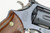 Smith & Wesson Model 29-2 .44 Magnum revolver in presentation case - left side frame close-up