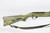 Ruger 10/22 with green laminate stock - right side barrel