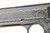 Engraved gold inlaid Colt Model 1902 Military pistol - left side slide engraving close-up