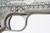 Engraved Colt ACE and National Match set by Mel Wood in case - engraved frame right side close-up