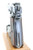 Pre-WW2 FN Browning High Power with slotted frame - rear view of grip