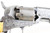 Engraved Colt London Model 1849 Pocket revolver in case - right side frame close-up