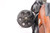 Smith & Wesson K-22 Masterpiece pre-Model 17 revolver with box - open cylinder rear close-up