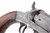 Bacon 1st Model Excelsior .31 pocket percussion revolver - left side frame close-up
