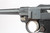 Wartime commercial Mauser Luger - front grip strap close-up