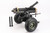 Tippmann mini Gatling gun in 9mm Luger with Glock magazines - left side on carriage with magazines
