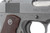 1945 Colt Service Model ACE .22 pistol - right side grip close-up