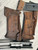 Embellished Walther Olympia Jaeger pistol with presentation case - grip and frame close-up