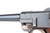 1920s commercial DWM Luger with box - barrel and frame close-up