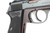 End-of-production dural Walther PPK with black grip - left side grip close-up