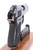 End-of-production dural Walther PPK with black grip - rear view of grip
