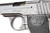 Imperial Walther Model 4 manufactured by Mercedes - left side slide markings close-up