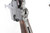 Wartime commercial special-numbered batch Mauser C96 rig - left side frame markings close-up