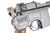Matching unit marked Mauser C96 rig - left side frame and grip close-up
