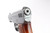 Mauser Model 1910 6.35mm pistol with box - front view of slide close-up